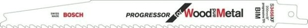 Полотна для сабельных пил BOSCH S3456XF (уп.2шт) Progressor for Wood and Metal [2608654405]