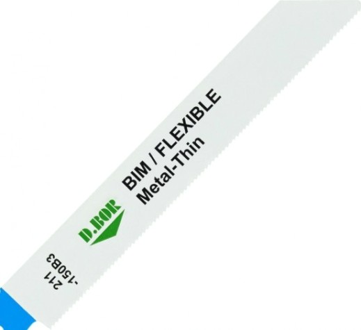 Полотна для сабельных пил D.BOR 130/150*1,4 мм BIM / FLEXIBLE / Metal-Thin по металлу (2 шт.) [D-211-150B3-02]