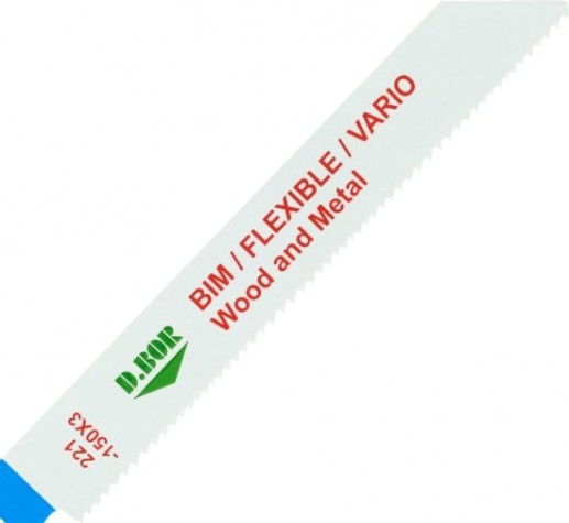 Полотна для сабельных пил D.BOR 130/150*1,8-2,6 мм BIM / FLEXIBLE / VARIO / Wood a metal (2 шт.) [D-221-150X3-02]