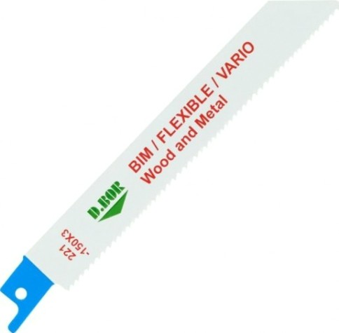 Полотна для сабельных пил D.BOR 130/150*1,8-2,6 мм BIM / FLEXIBLE / VARIO / Wood a metal (2 шт.) [D-221-150X3-02]