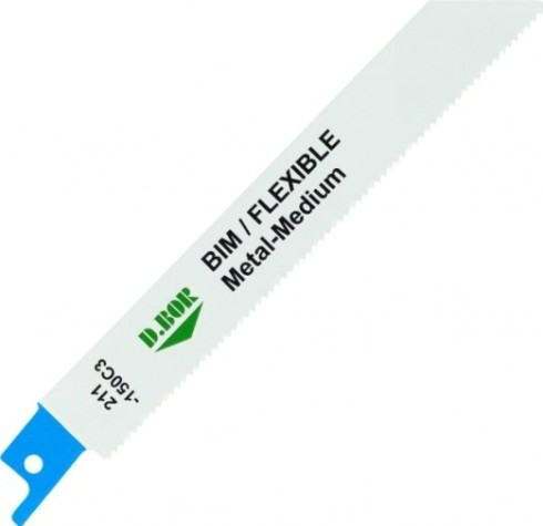 Полотна для сабельных пил D.BOR 130/150*1,8 мм BIM / FLEXIBLE / Metal-Medium по металлу (2 шт.) [D-211-150C3-02]