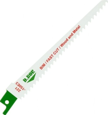 Полотна для сабельных пил D.BOR 130/150*4 мм BIM / FAST CUT / Wood and Metal (s611df) (2 шт.) [D-221-150E3-02]
