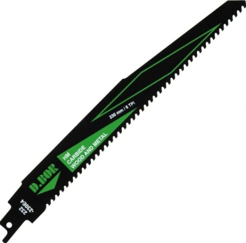 Полотна для сабельных пил D.BOR 195/230*4 мм HM / CARBIDE / WOOD AND METAL универсал. 1 шт. [D-232-230E4-01]