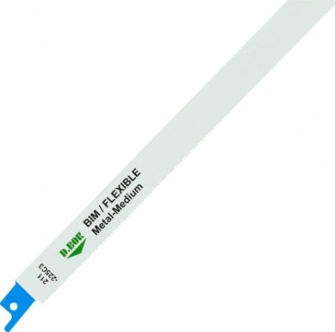 Полотна для сабельных пил D.BOR 205/225*1,8 мм BIM / FLEXIBLE / Metal-Medium по металлу (5 шт.) [D-211-225C3-05]