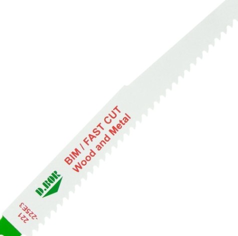 Полотна для сабельных пил D.BOR 205/225*4 мм BIM / FAST CUT / Wood and Metal универсал. (s1111df) 2 шт. [D-221-225E3-02]