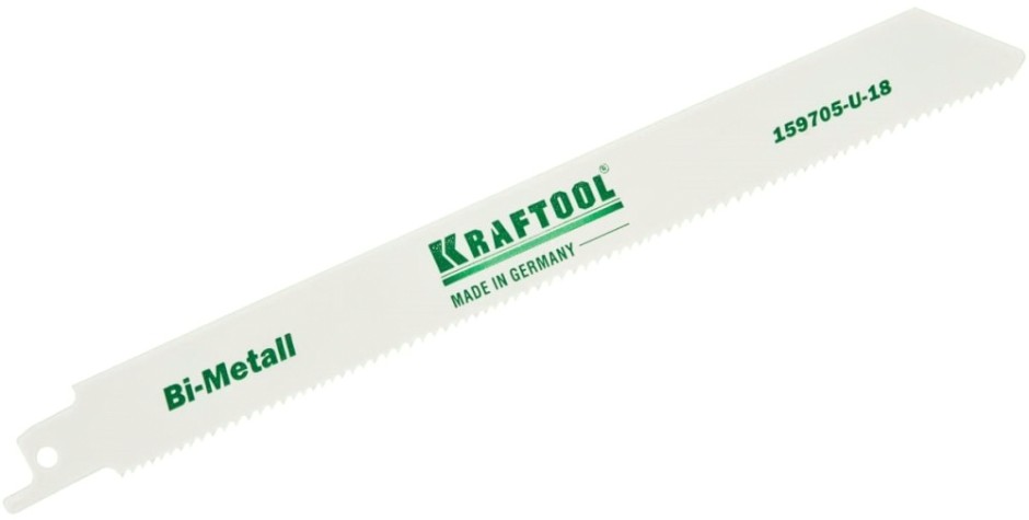 Полотна для сабельных пил KRAFTOOL S1122VF "industrie qualitat", по металлу, дереву, 180мм [159705-U-18]