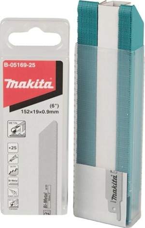 Полотна для сабельных пил MAKITA B-05169-25 для металла 152x0,9x18tpi, 25 шт.