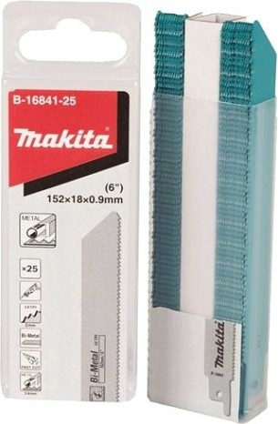 Полотна для сабельных пил MAKITA B-16841-25 для металла 152x0,9x14tpi, 25 шт.