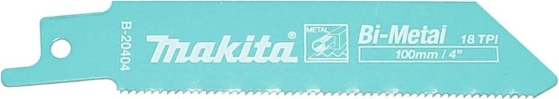 Полотна для сабельных пил MAKITA B-20404 для металла 100x0,9x18tpi, 5 шт.