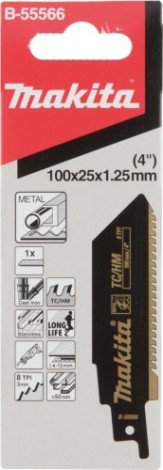 Полотна для сабельных пил MAKITA B-55566 для металла 100x1,25x8tpi