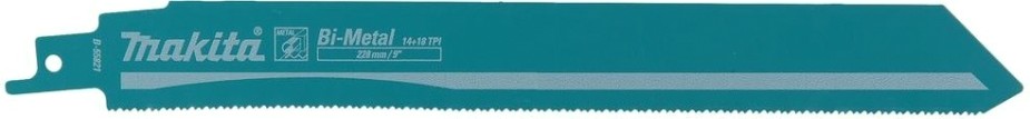 Полотна для сабельных пил MAKITA B-55821 металла 225x1,1x14+18tpi, 5 шт.