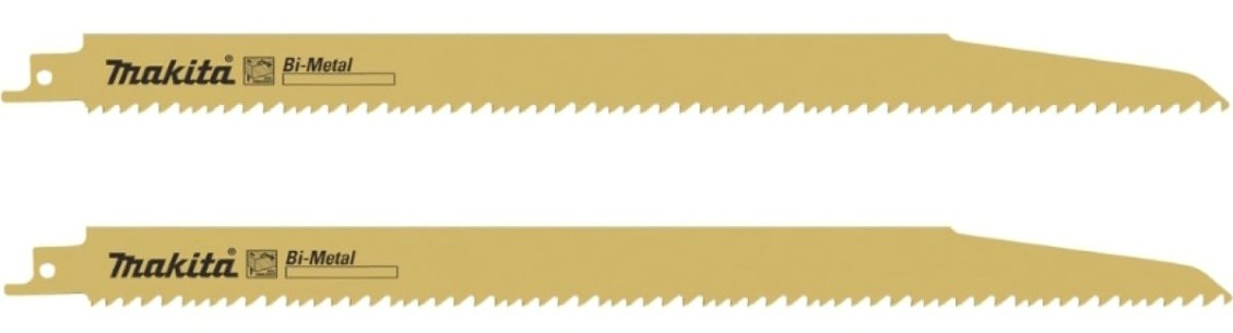 Полотна для сабельных пил MAKITA D-72768 по древесине с гвоздями 300x1,25x10tpi, 2 шт.