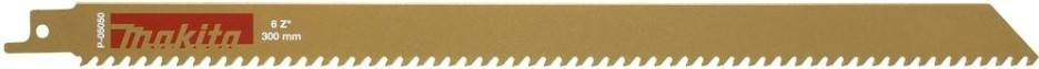 Полотна для сабельных пил MAKITA P-05050 для чугуна/гипса 300х1,25х6tpi