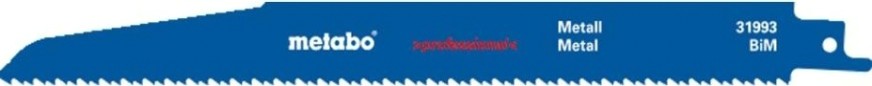 Полотна для сабельных пил METABO S1120CF 225x1,6/2,9мм BiM (5шт.) [631993000]