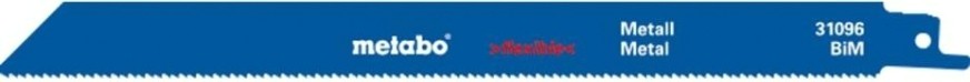 Полотна для сабельных пил METABO S1122BF 225х0,9/1,8мм BiM (2шт.) [631096000]