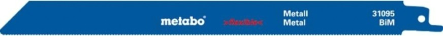 Полотна для сабельных пил METABO S1122EF 225х0,9/1,4мм BiM (2шт.) [631095000]
