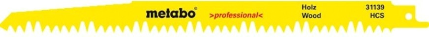Полотна для сабельных пил METABO S1531L 240x1,5/5 мм HCS (2шт.) [631139000]
