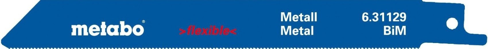 Полотна для сабельных пил METABO S918A 150x0,9/1,06 mm (2шт.) [631129000]