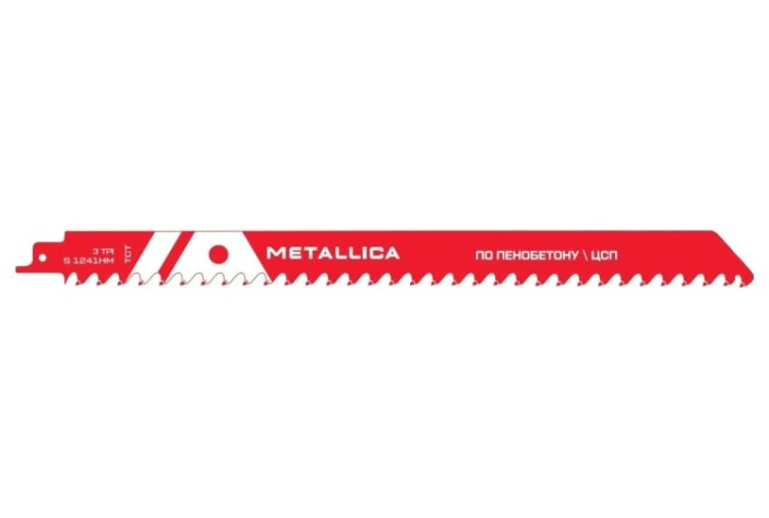 Полотна для сабельных пил METALLICA Ultra S1241HM 300/275мм шаг 8,5мм, TCT-тв. спл., по ЦСП/ДСП/дере [908433]