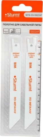 Полотна для сабельных пил Sturm 9019-03-S922AF 2шт.