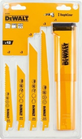 Полотна для сабельных пил универсальные DeWALT BIM 200 мм (12шт.) DT2445-QZ