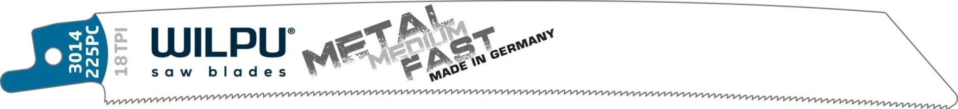 Полотна для сабельных пил WILPU 3014/225 PC нерж.ст.,длит.срок службы от 1,5 до 2,5 мм 5шт/уп [1452200005]