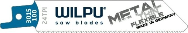 Полотна для сабельных пил WILPU 3015/100 bi-metall жести, стали толще, чем 1,2мм мелкозубно [1421000005]