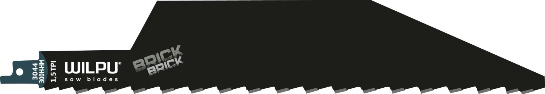 Полотна для сабельных пил WILPU 3044/300 HM для кирпича 1шт/уп [1653000001]