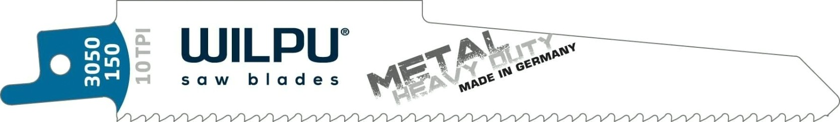 Полотна для сабельных пил WILPU 3050/150 bi от 3мм, дерева с ост.металла 3шт/уп [1551500003]