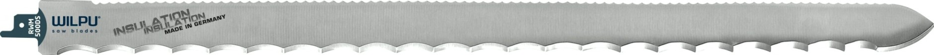 Полотна для сабельных пил WILPU RWM 500 DS резины, кожи, изоляционного материала 1шт/уп [1605000001]