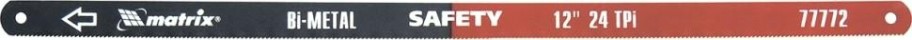 Полотно для пил по металлу MATRIX 300 мм, 24tpi, биметаллическое, 2 шт. 77772 [77772]