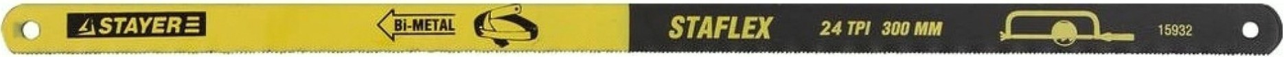 Полотно для пил по металлу STAYER STAYER-FLEX "profi" биметаллическое, 24tpi, 300 мм, 10 шт [15932-S10]