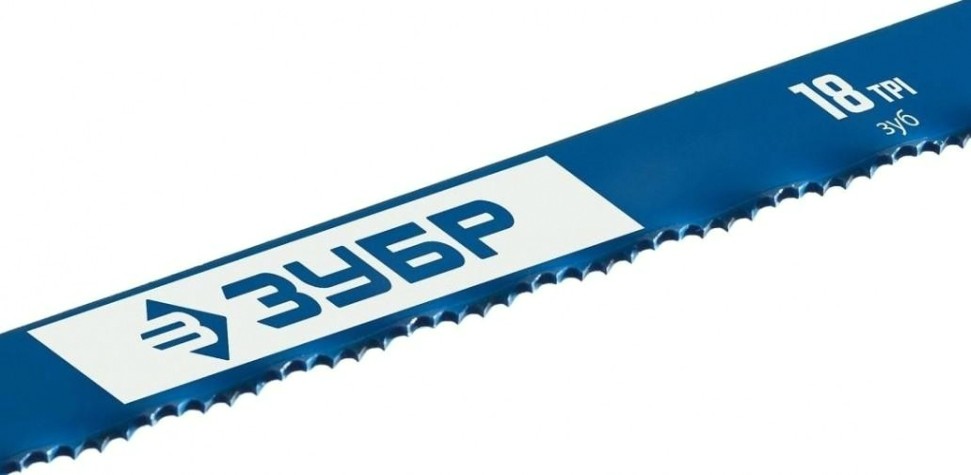 Полотно для пил по металлу ЗУБР 18 TPI биметаллическое 300 мм [15855-18-1]