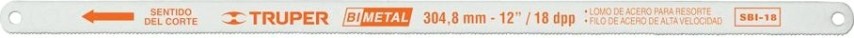 Полотно по металлу TRUPER 18 TPI 2 шт. 19699 [19699]