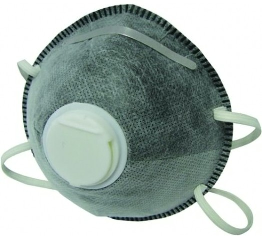 Полумаска Biber 96203 фильтрующая с угольным фильтром и воздушным клапан [тов-069140]