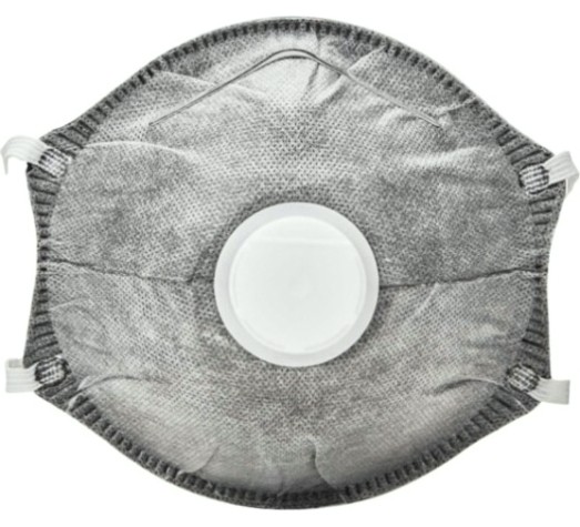 Полумаска Biber 96203 фильтрующая с угольным фильтром и воздушным клапан [тов-069140]