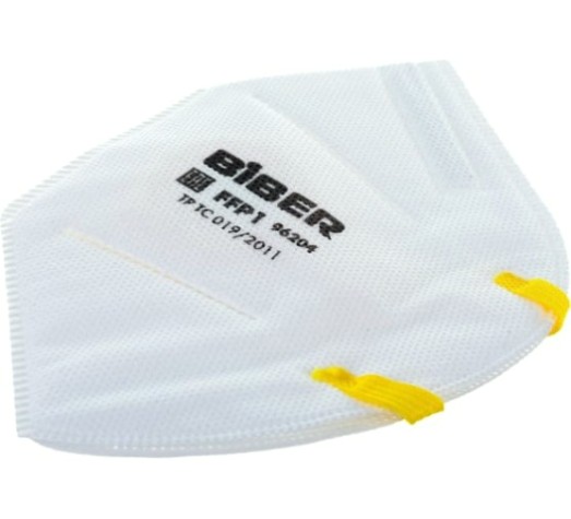 Полумаска фильтрующая Biber 96204 с воздушным клапаном ffp1 [Тов-205897]