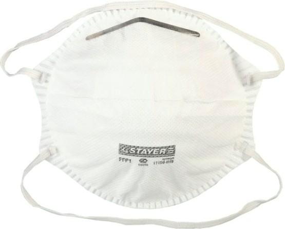 Полумаска фильтрующая STAYER PROFI FFP1 коническая, многослойная [11109]