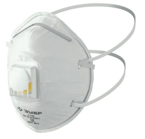 Полумаска фильтрующая ЗУБР ФКН-80 класс защиты FFP1, коническая [11155]