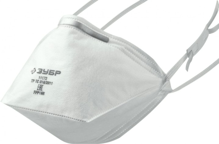 Полумаска фильтрующая ЗУБР П-80 FFP1 плоская [11172]