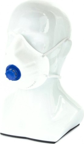 Полумаска "ИСТОК", с клапаном выдоха, FFP1 NR,10шт фильтрующая формованная, модель [892527]