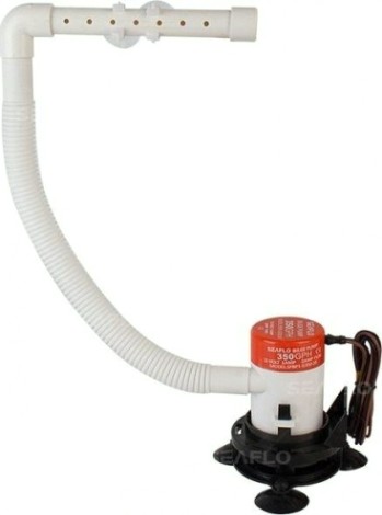 Помпа циркуляционная SEAFLO 22 л/мин, патрубок 19 мм, 12V, с аэраторной головкой [SFBP1-G350-10]