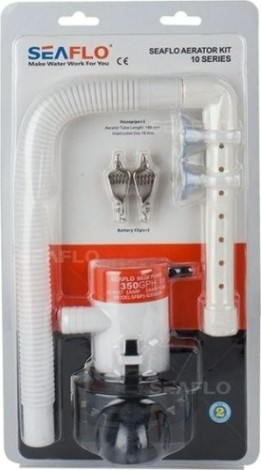 Помпа циркуляционная SEAFLO 22 л/мин, патрубок 19 мм, 12V, с аэраторной головкой [SFBP1-G350-10]