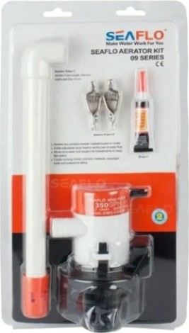 Помпа циркуляционная SEAFLO 22 л/мин, патрубок 19 мм, 12V, с аэраторной трубой [SFBP1-G350-09]