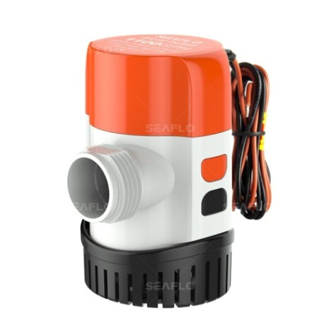 Помпа водооткачивающая SEAFLO трюмная 12V 1100 галлон/час, патрубок 19/25/29 мм [SFBP1-G1100-13A]