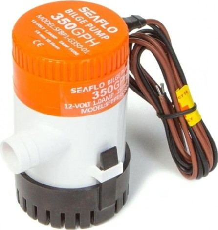 Помпа водооткачивающая SEAFLO трюмная, 12V 350 галлон/час, патрубок 19 мм [SFBP1-G350-01]