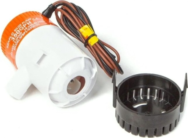 Помпа водооткачивающая SEAFLO трюмная, 12V 350 галлон/час, патрубок 19 мм [SFBP1-G350-01]