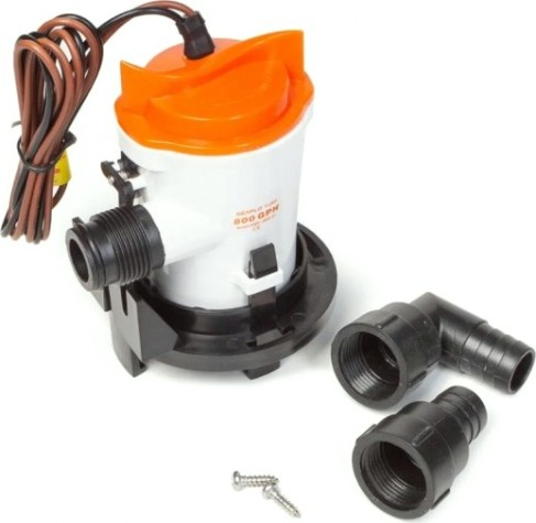 Помпа водооткачивающая SEAFLO трюмная, 12V 800 галлон/час, патрубок 19 мм [SFBP1-G800-03]