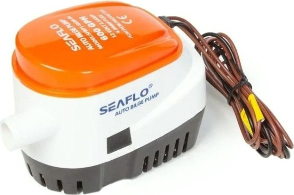 Помпа водооткачивающая SEAFLO трюмная, автоматическая, 12V 600 галлон/час, патрубок 19 мм [SFBP1-G600-06]