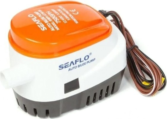 Помпа водооткачивающая SEAFLO трюмная, автоматическая, 12V 750 галлон/час, патрубок 19 мм [SFBP1-G750-06]